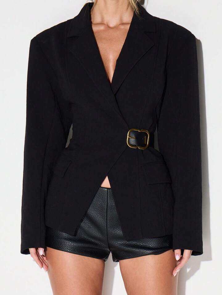 Belted Blazer