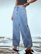 Scimitar Wide-Leg Jeans