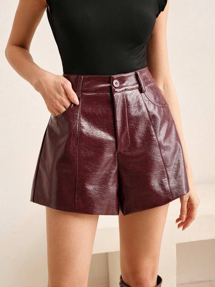 Leather Shorts
