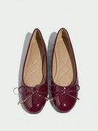 Patent Ballet Flats Shoes