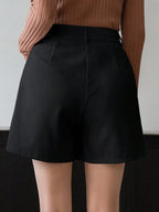 Cameron Round Belted Bermuda Shorts
