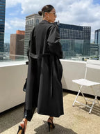 Belt Trench Long Coat