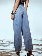 Scimitar Wide-Leg Jeans