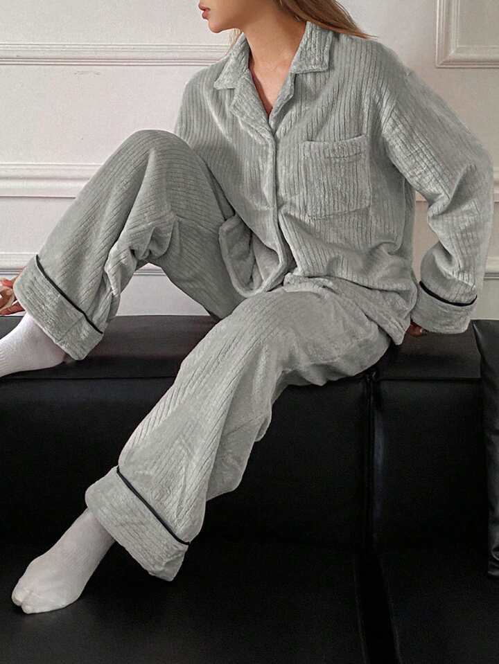 Soft Fleece Pajama Set