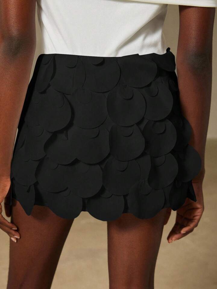 Mini Scallop Skirt