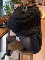 Cable Knit Long Sleeve Sweater