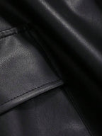 Cargo Leather Pants