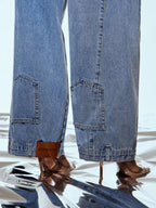Scimitar Wide-Leg Jeans