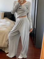 Women’s Soft Knit Pajama Set