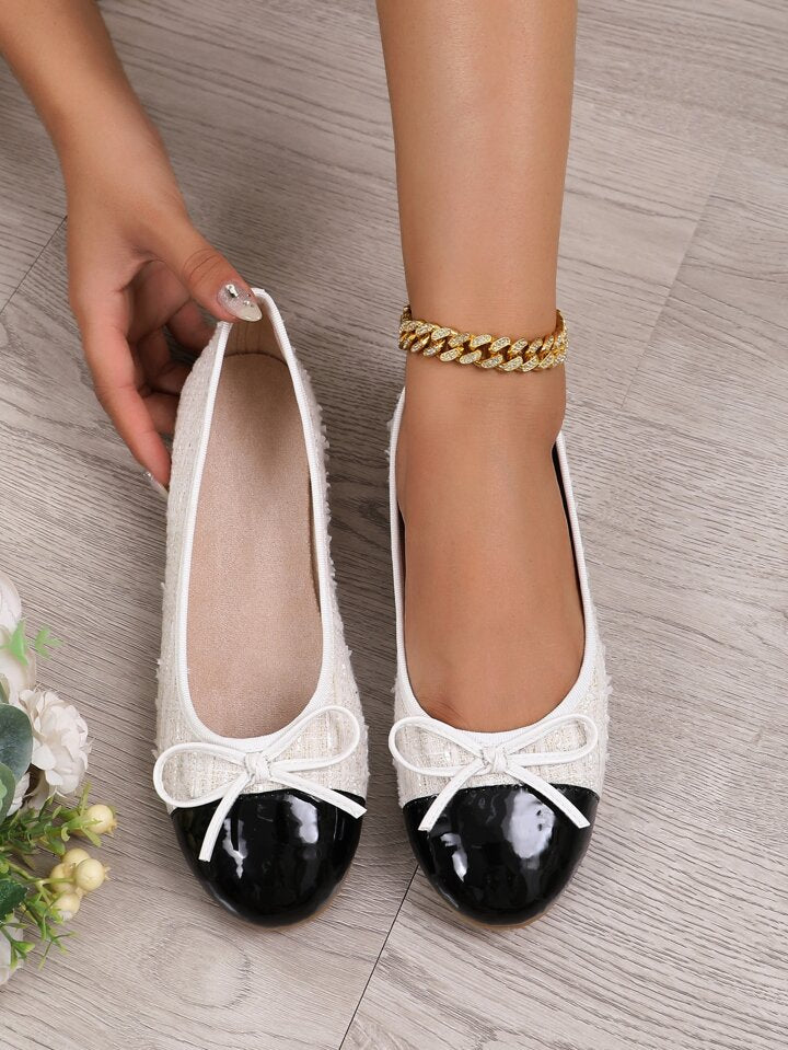 Leather Ballerina Shoes