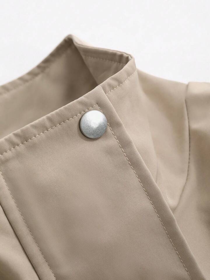 Lightweight Cropped Zip up Jacket