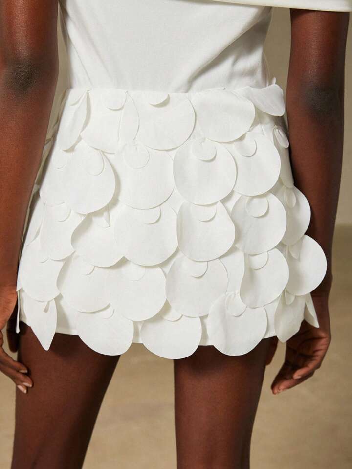 Mini Scallop Skirt