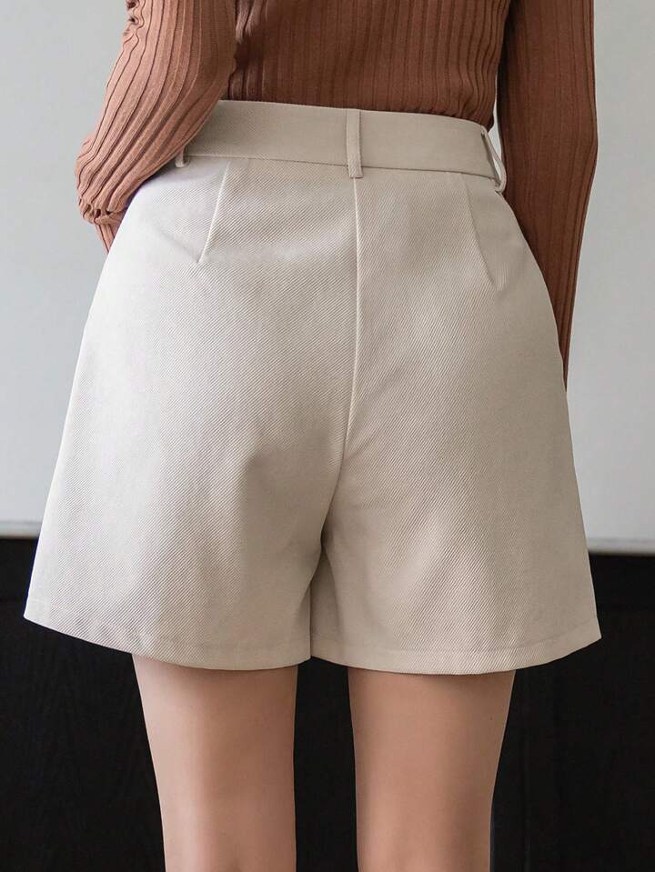Cameron Round Belted Bermuda Shorts