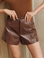 Leather Shorts