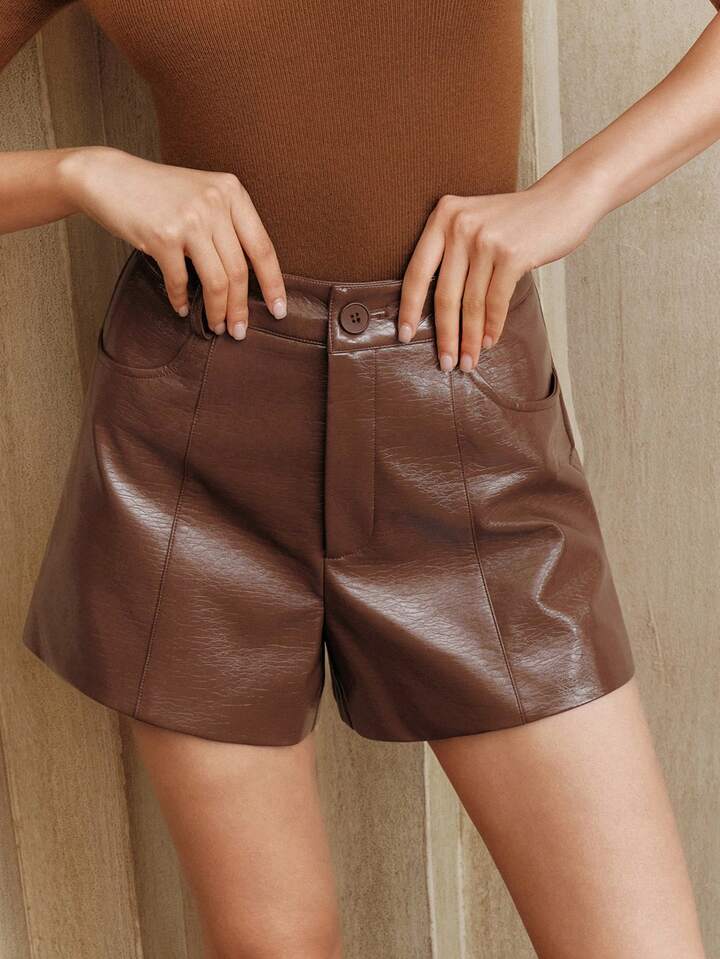Leather Shorts