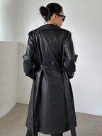 Leather Trench Coat
