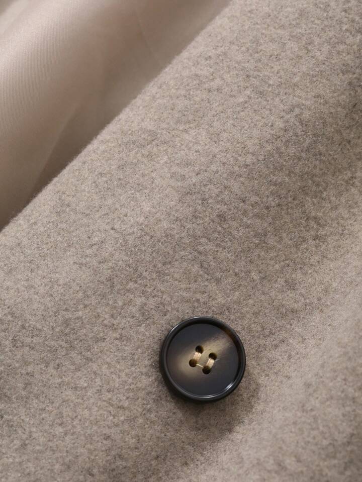 Oversize Melton Long Coat