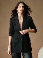 Kobi Halperin Brenna suede blazer