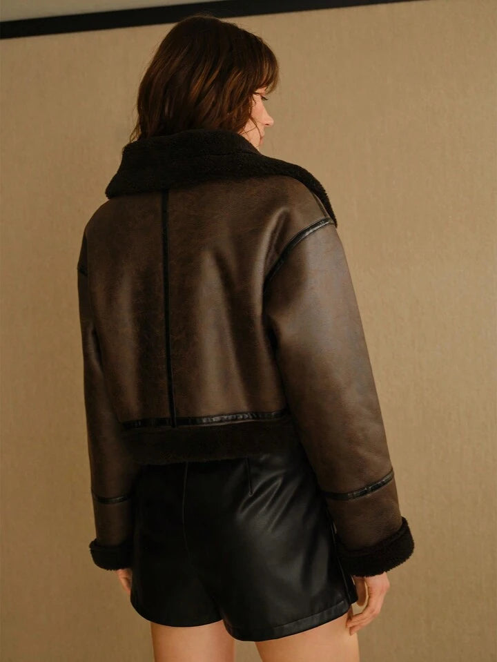 Shearling Collar Jacket