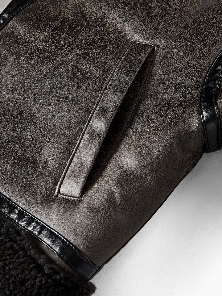 Shearling Collar Jacket