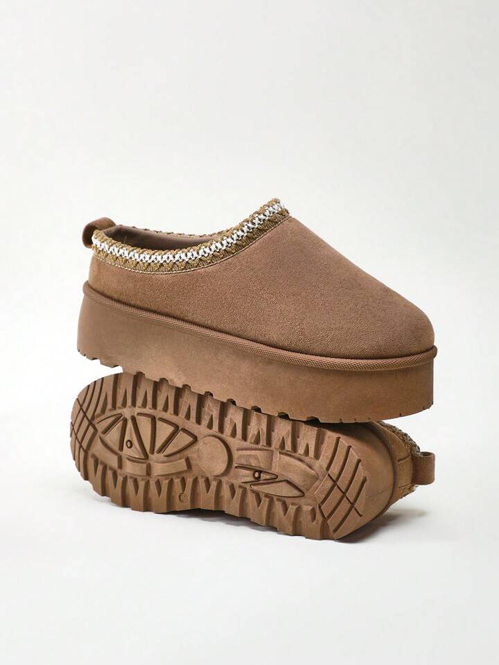 Africain Round Soft Leather Shoes