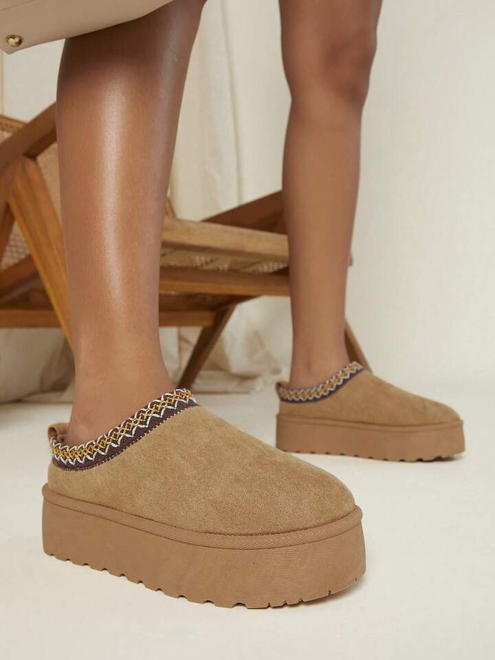 Africain Round Soft Leather Shoes