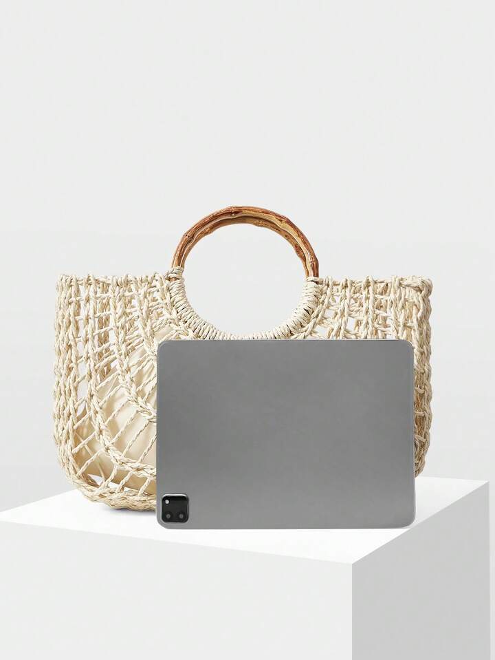 Straw Portable Tote Bag