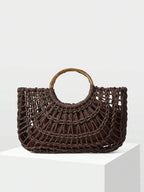 Straw Portable Tote Bag