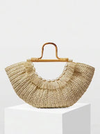 Fan-Shaped Handbag