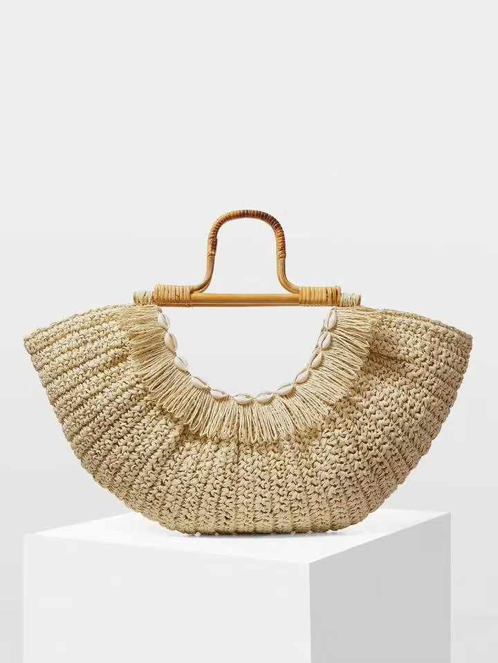 Fan-Shaped Handbag