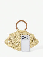 Straw Handle Bag