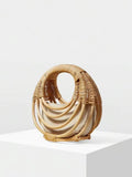 Straw Top Handbag