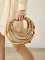 Straw Top Handbag