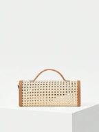 Buckle Top Handle Bag