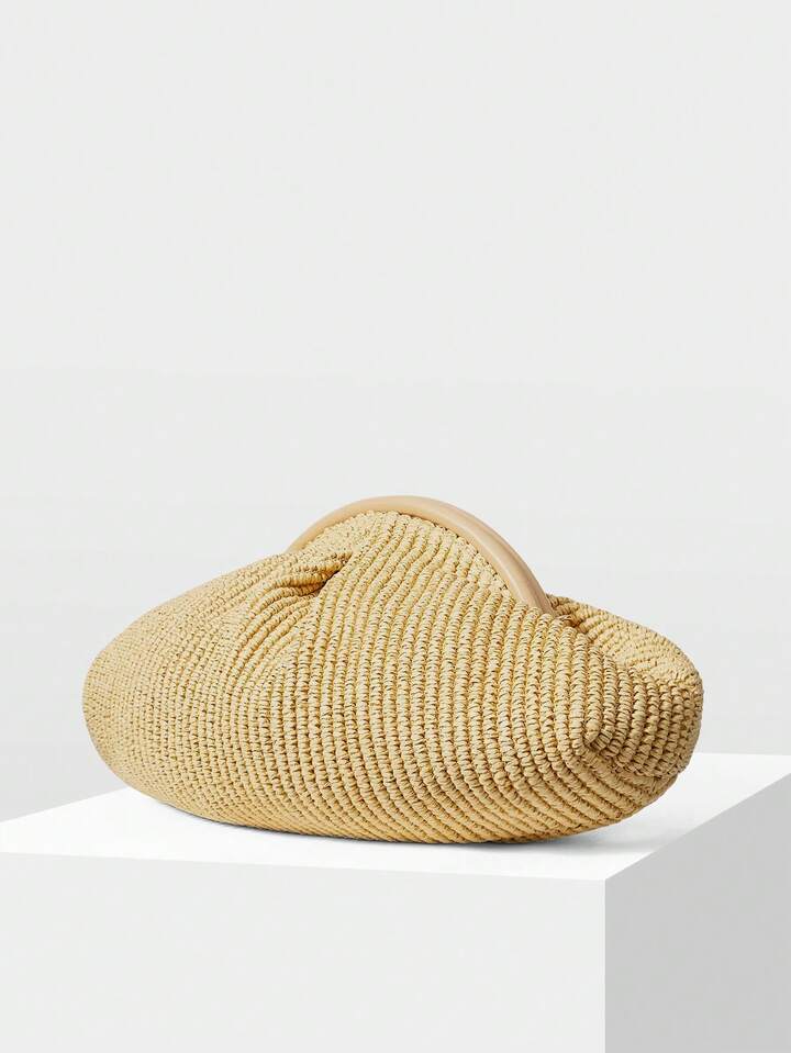 Straw Clutch Bag