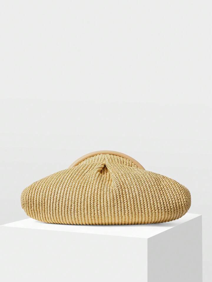 Straw Clutch Bag