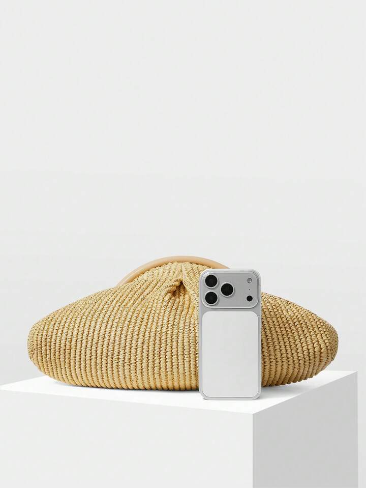 Straw Clutch Bag