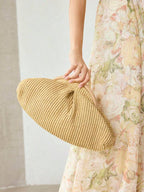 Straw Clutch Bag