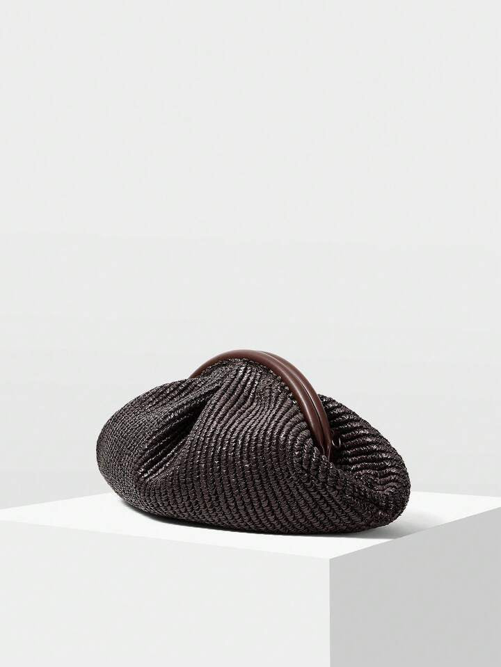 Straw Clutch Bag