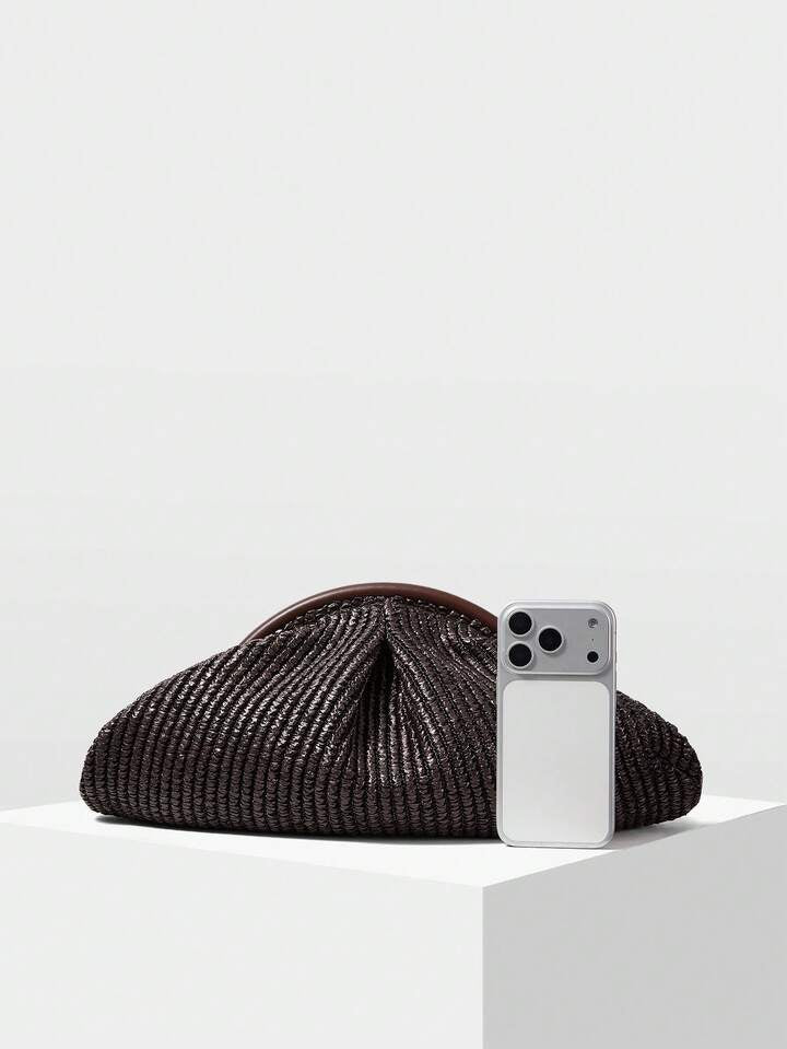 Straw Clutch Bag