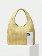 Raffia Shoulder Bag