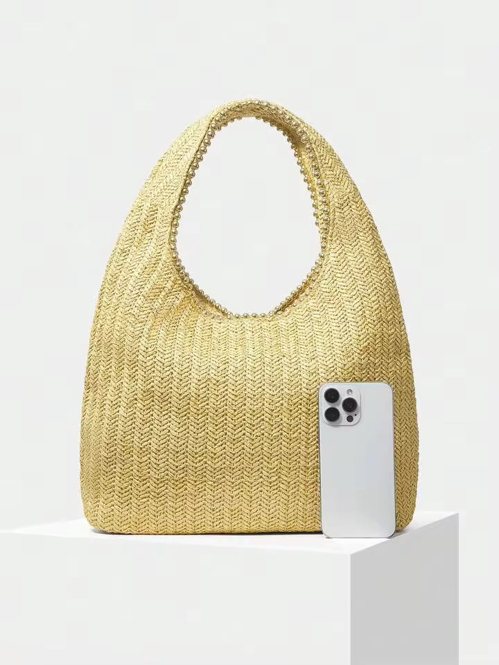 Raffia Shoulder Bag