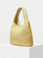 Raffia Shoulder Bag