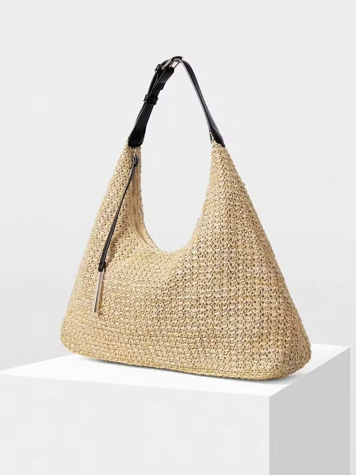 Raffia Shoulder Bag