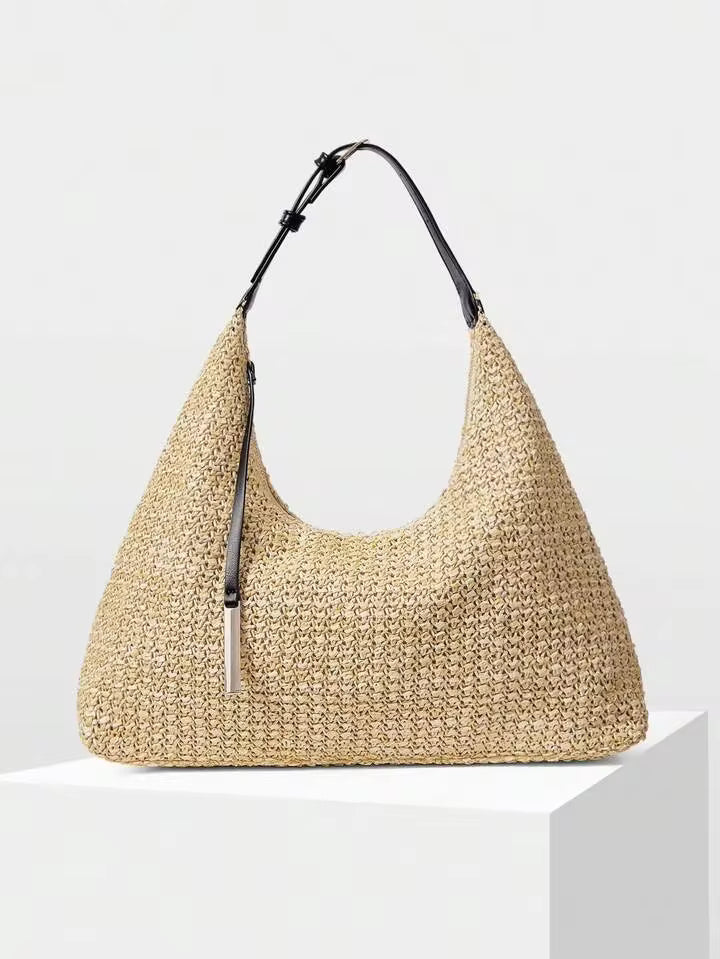 Raffia Shoulder Bag