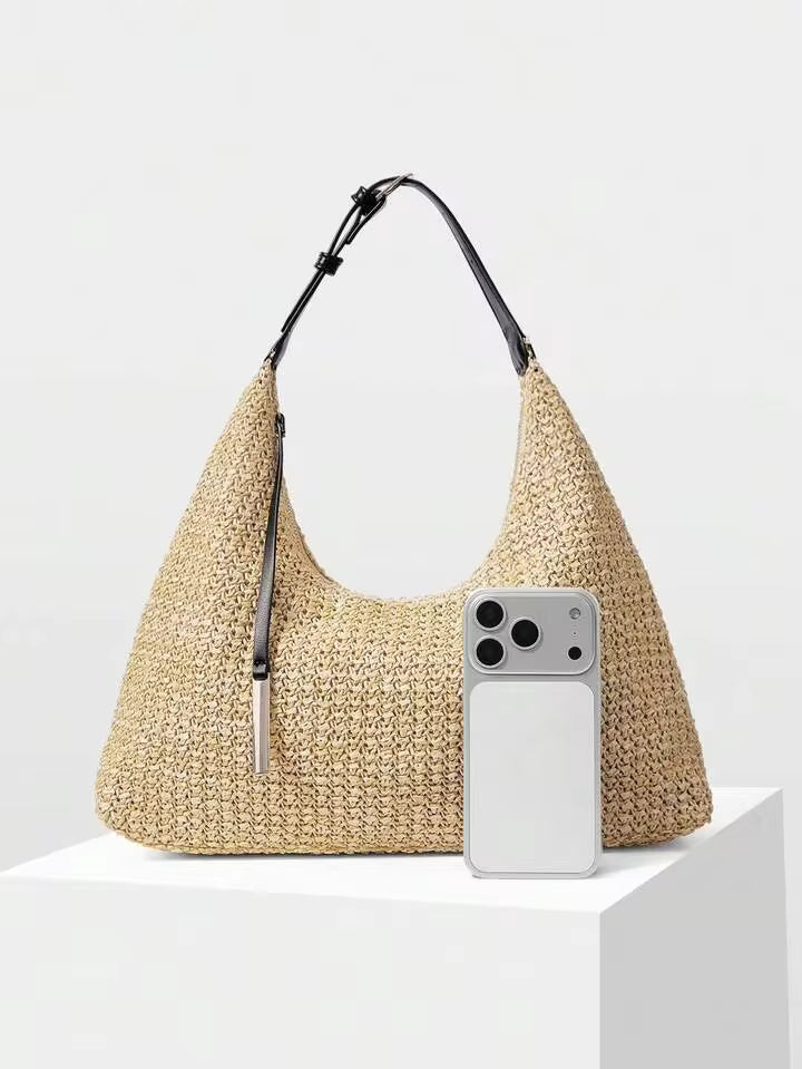 Raffia Shoulder Bag