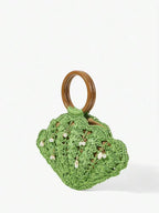 Straw Handle Bag