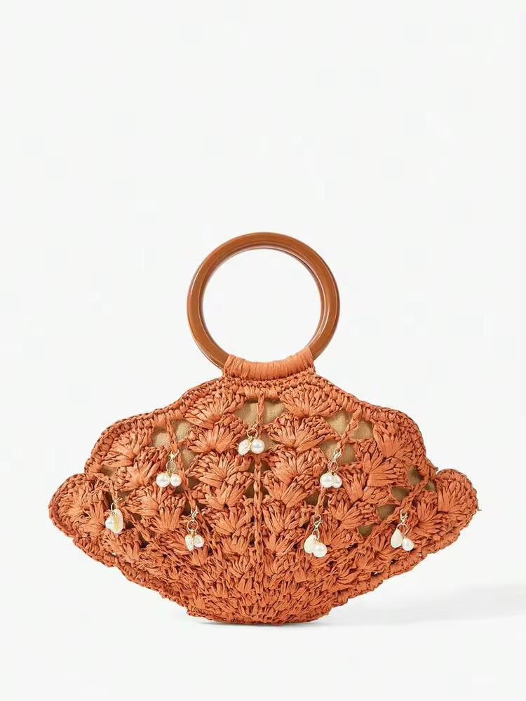 Straw Handle Bag