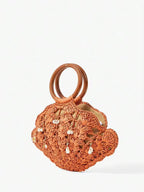 Straw Handle Bag