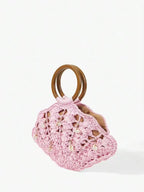 Straw Handle Bag